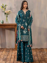 PRINTED EMBROIDERED SUIT